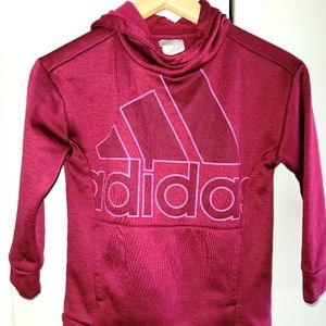 Girls Adidas sweatshirt with hoodie